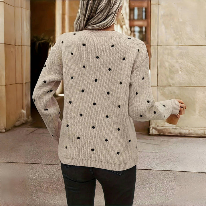 Amelia™ | Polka Dot Knitted Sweater