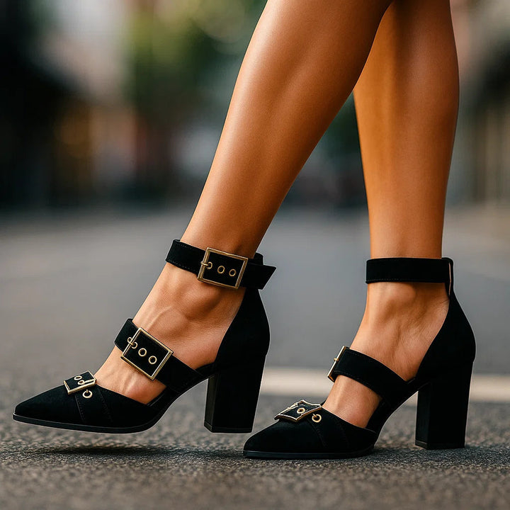 RAVYN RAE SUEDE HEELS