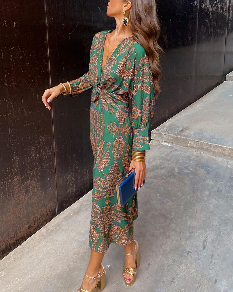 Amelia Arielle - Boho Luxe Wrap Dress