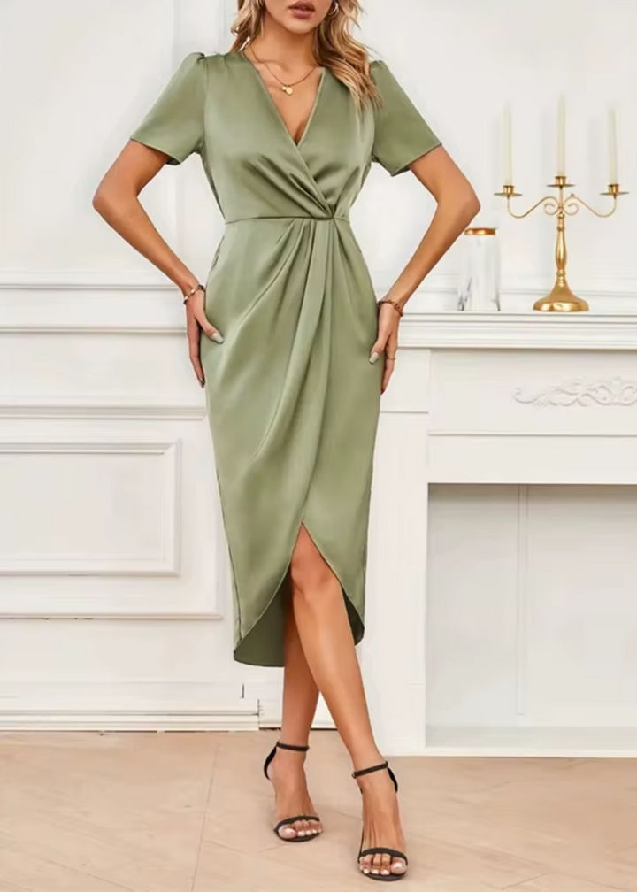 Amelia Ariana - Elegant Midi Dress