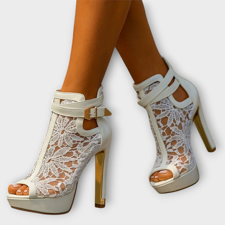 Liliana | Elegant Lace Heels
