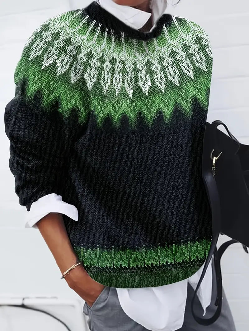 Amelia™| Nordic Charm Sweater