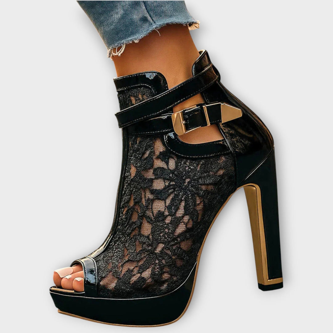 Liliana | Elegant Lace Heels