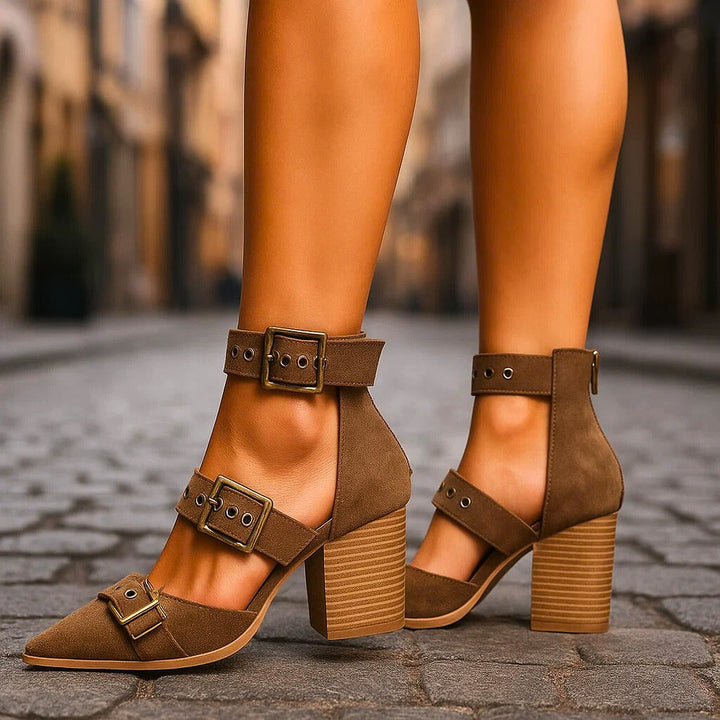 RAVYN RAE SUEDE HEELS