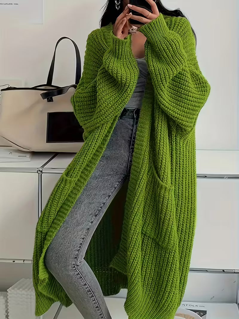 Amelia™| Long Knitted Cardigan Women