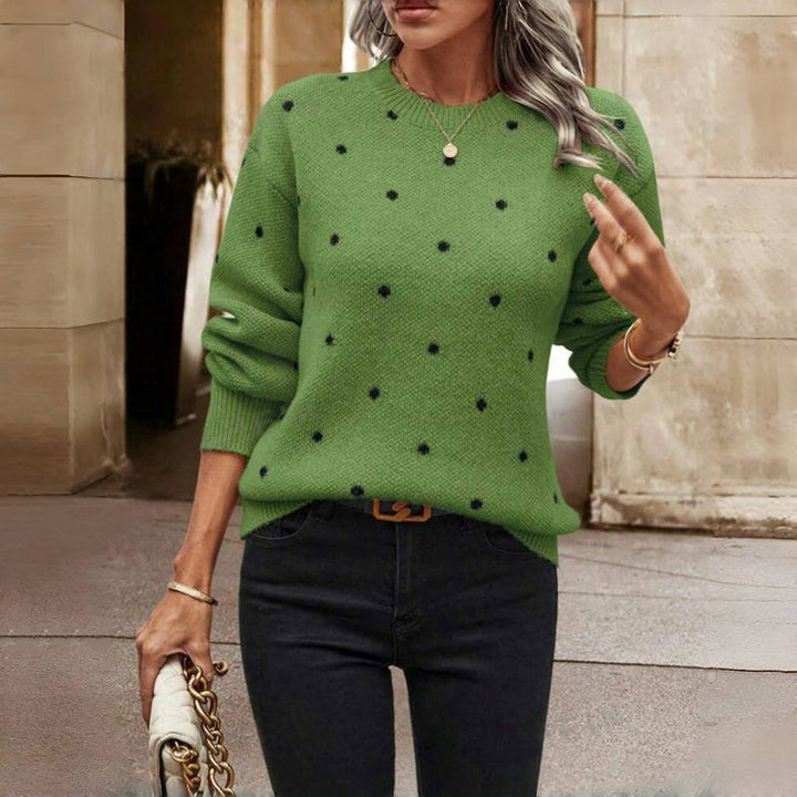 Amelia™ | Polka Dot Knitted Sweater