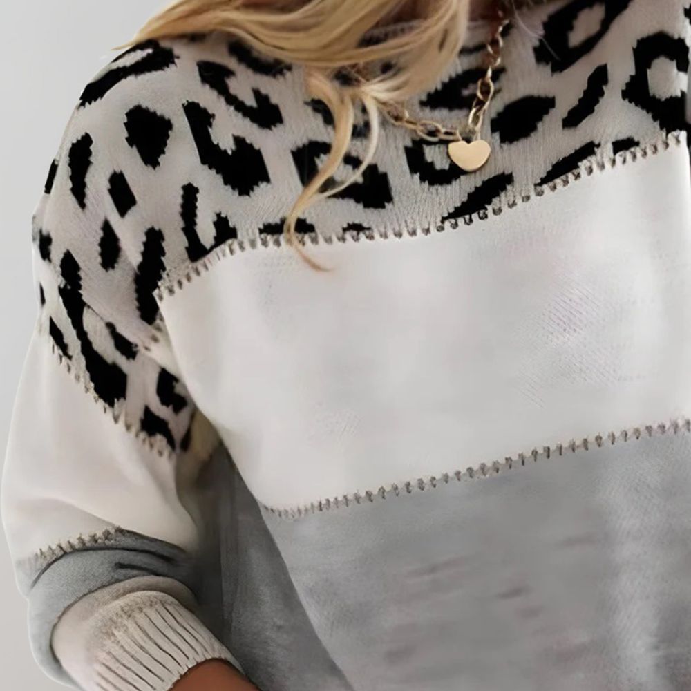 Amelia™ | Leopard Print Jumper