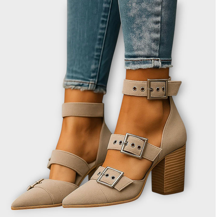 RAVYN RAE SUEDE HEELS