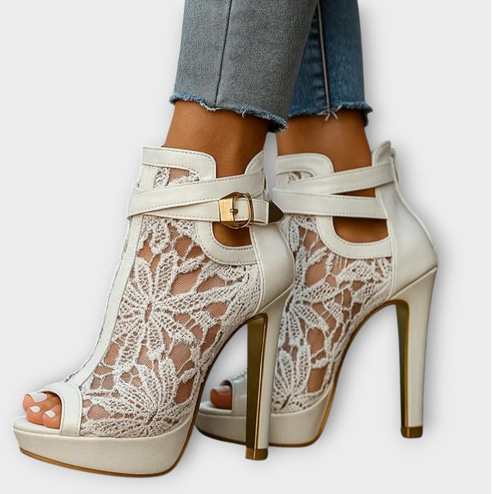 LILIANA LACE HEELS