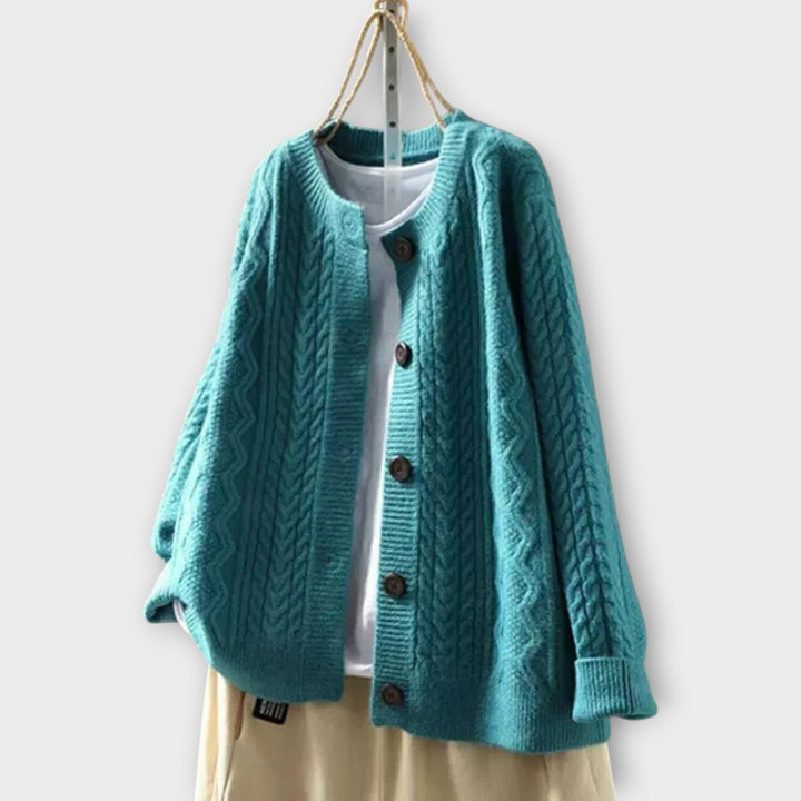 THE LORENZA | CABLE CARDIGAN