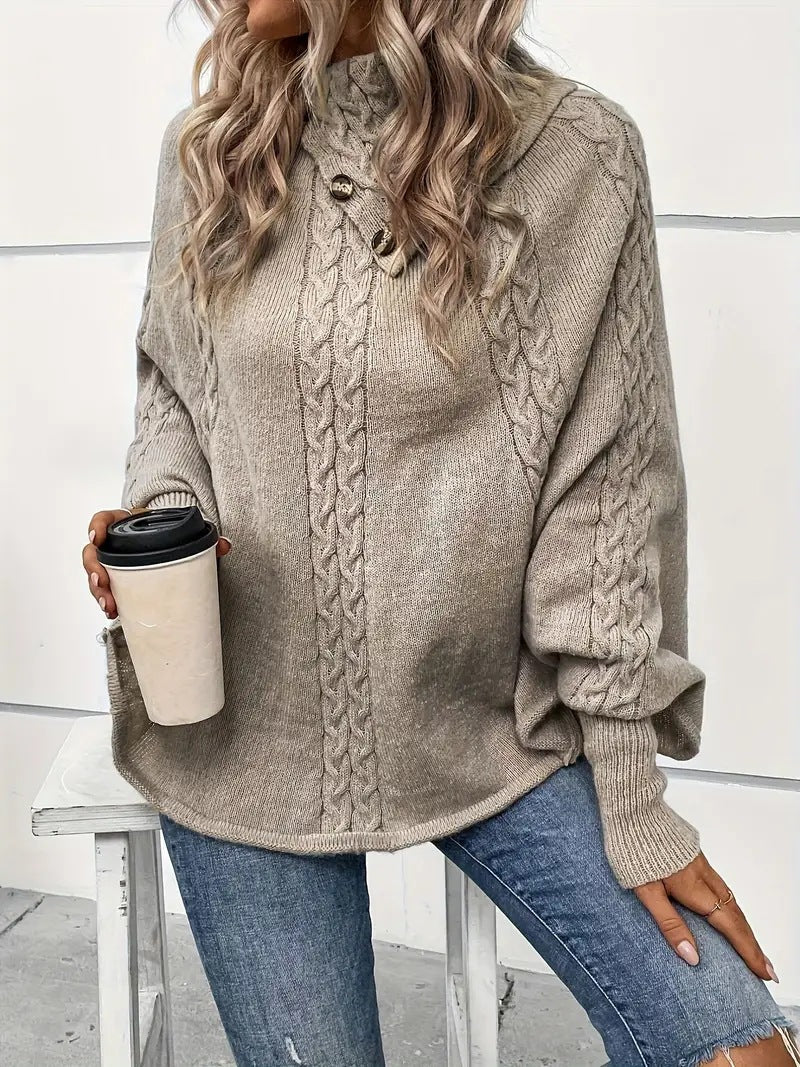 Amelia™ | Cozy Knit Button Sweater