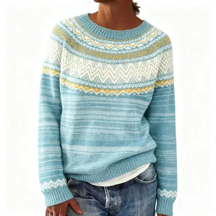 Amelia™ | Winter Pattern Sweater