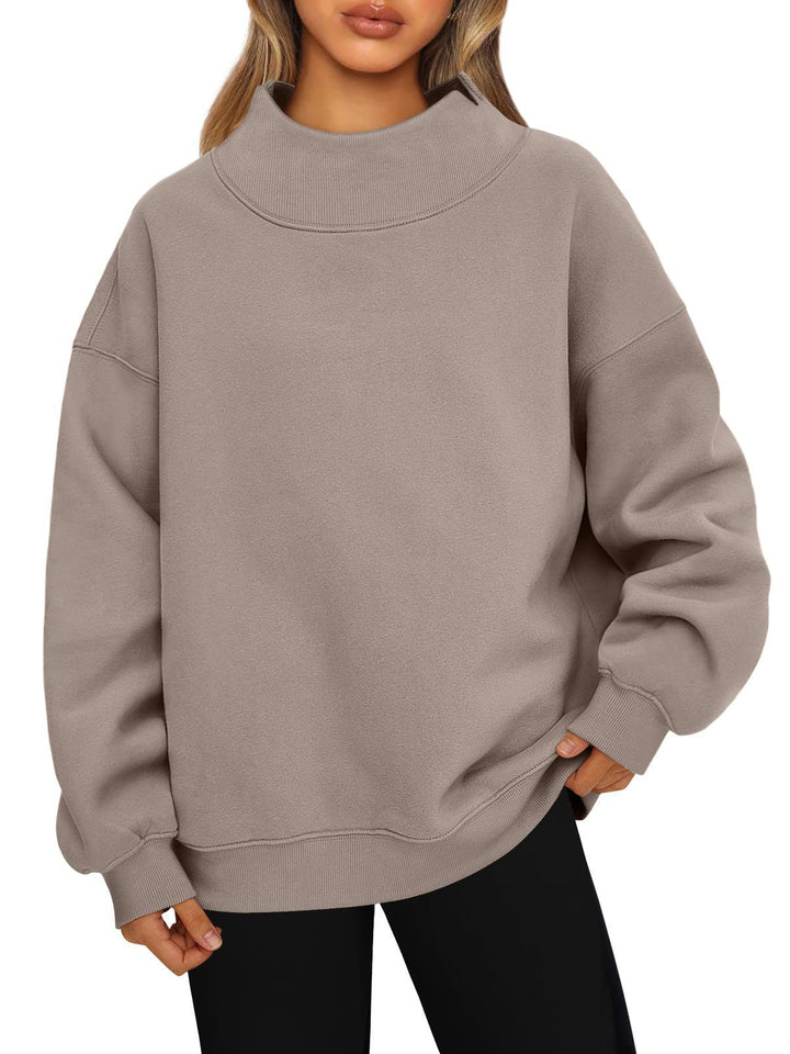 Amelia™ | Essential High Collar Sweatshirt