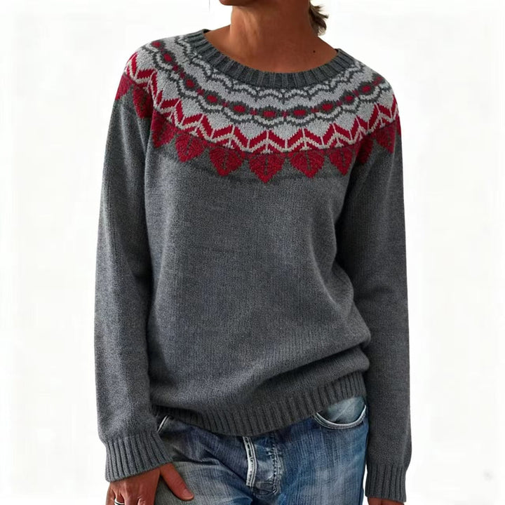 Amelia™ | Winter Pattern Sweater