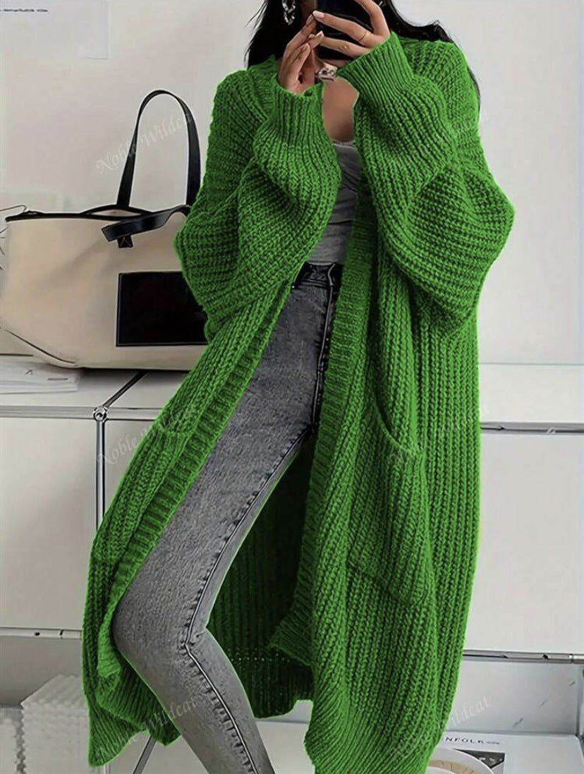 Amelia™| Long Knitted Cardigan Women