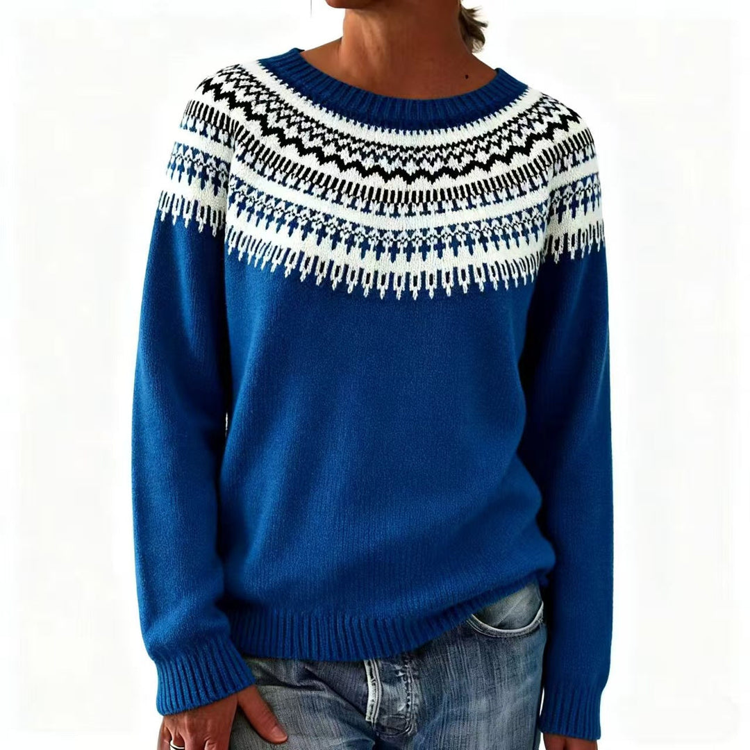 Amelia™ | Winter Pattern Sweater