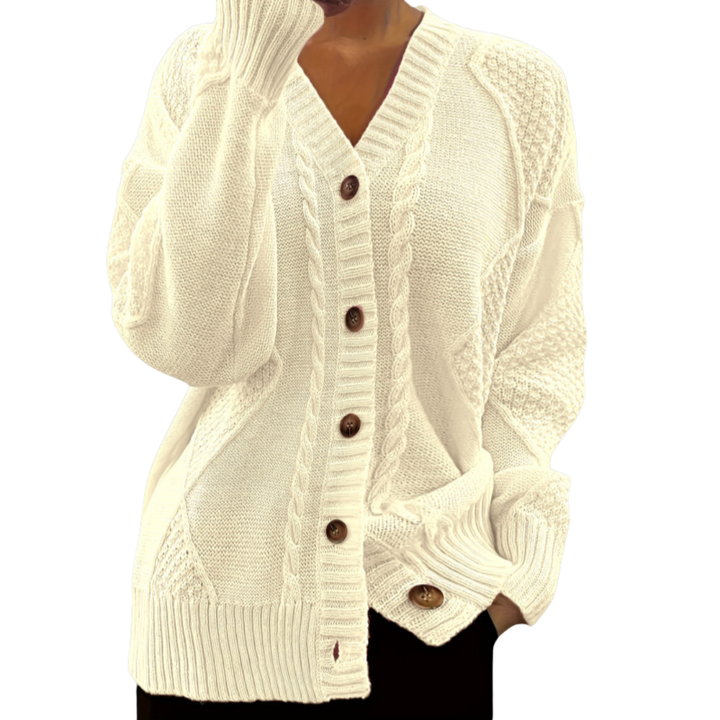 Amelia™ | Cable Knit Cardigan