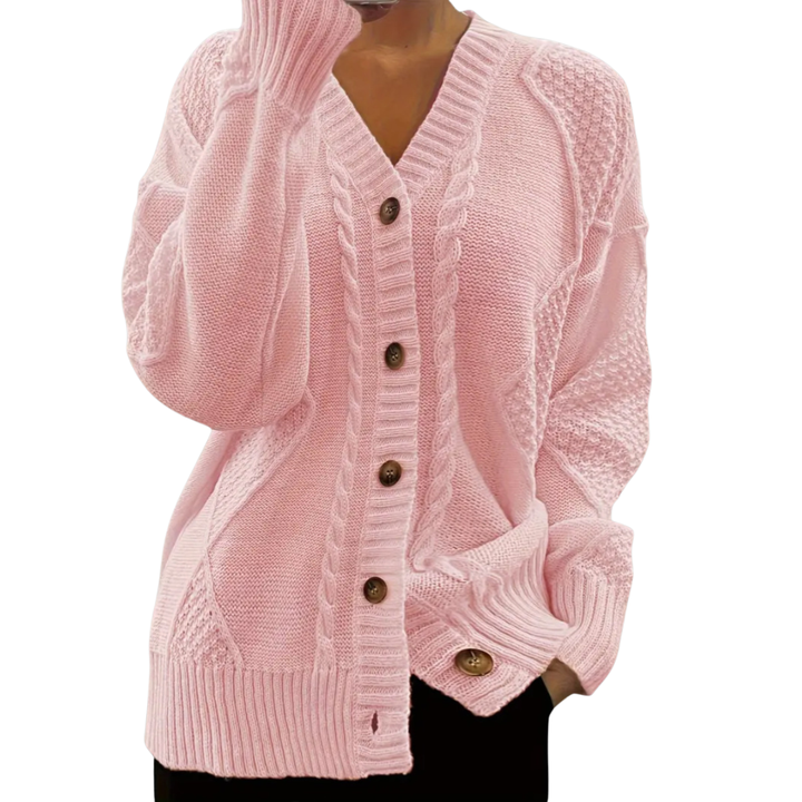 Amelia™ | Cable Knit Cardigan