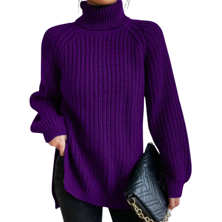 Amelia™ | Cotton Ladies' Turtleneck for Winter