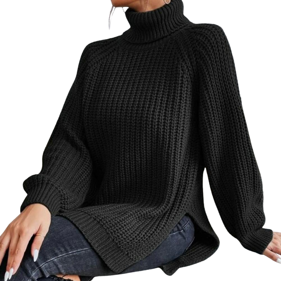 Amelia™ | Cotton Ladies' Turtleneck for Winter