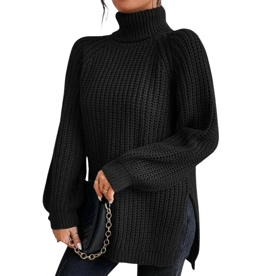 Amelia™ | Cotton Ladies' Turtleneck for Winter