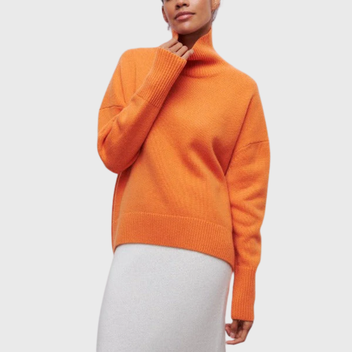 Avery | High Neck Pullover