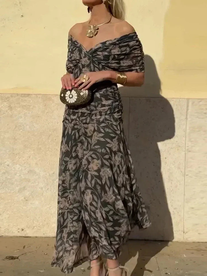 Amelia Laluna™ | Elegant Dress With V-Neckline