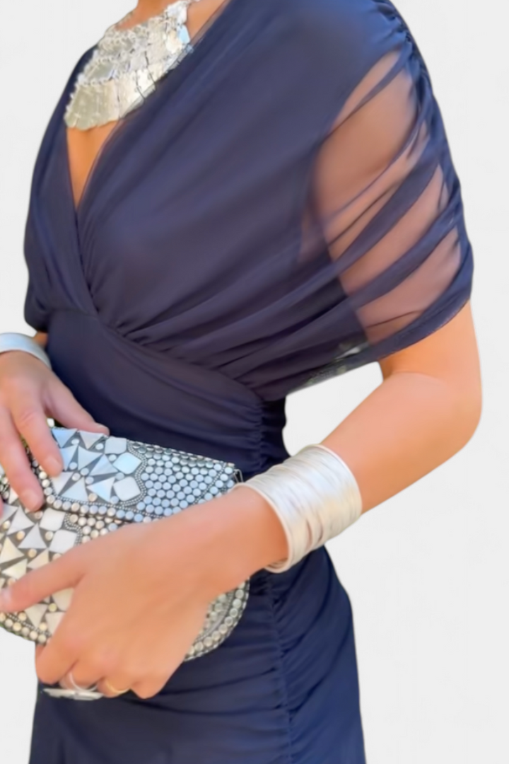 Amelia Laluna™ | Elegant Dress With V-Neckline