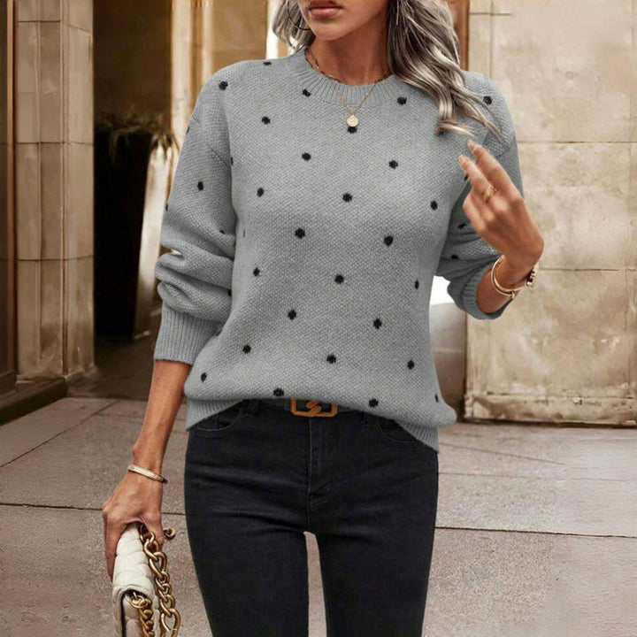 Amelia™ | Polka Dot Knitted Sweater