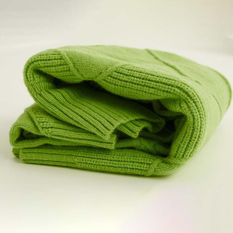 Amelia™ | Textured Turtleneck Knit Sweater