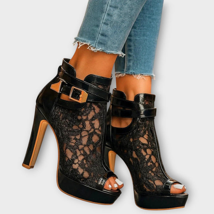 Liliana | Elegant Lace Heels