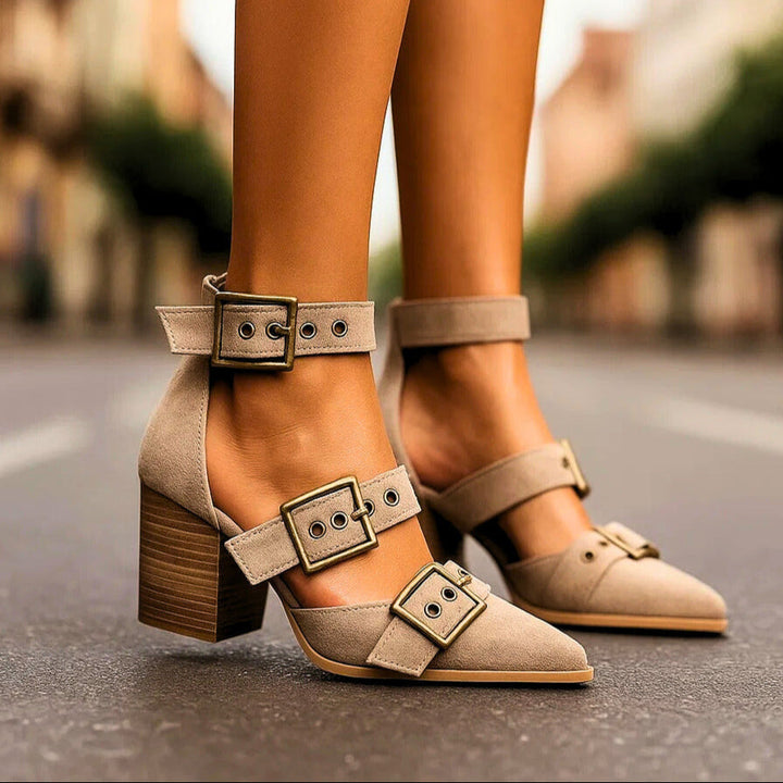 RAVYN RAE SUEDE HEELS
