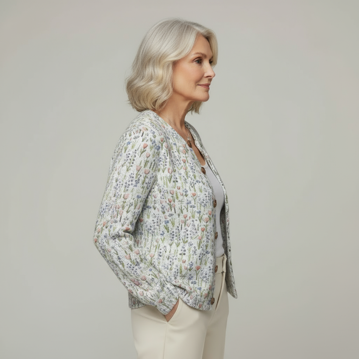 Michelle | Spring Art Cardigan