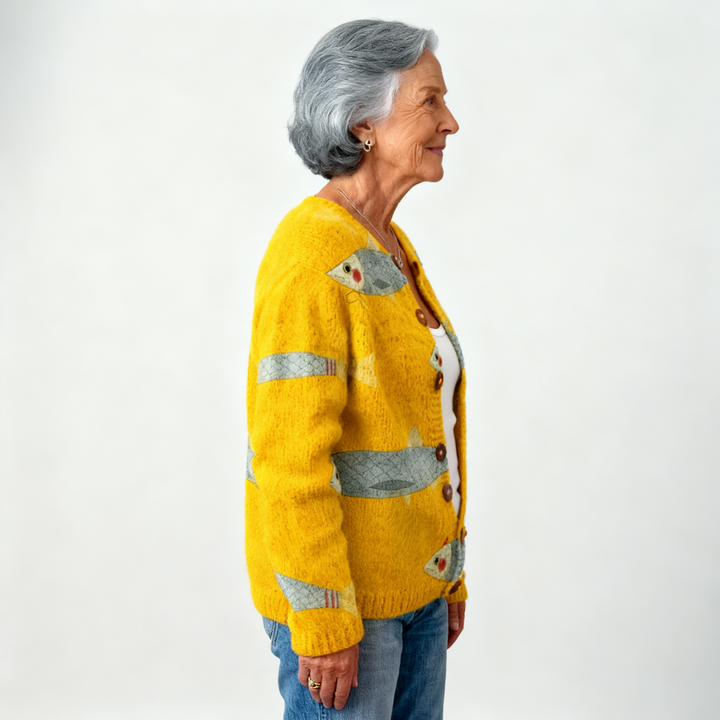 Bella | Sardines Art Cardigan