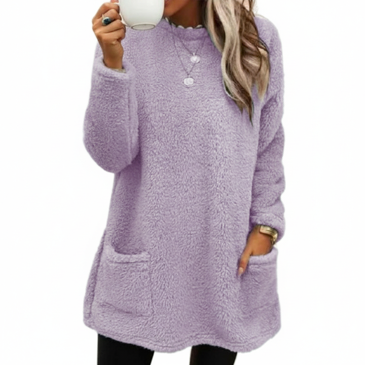 Amelia™ | Cozy Sherpa Fleece Pullover