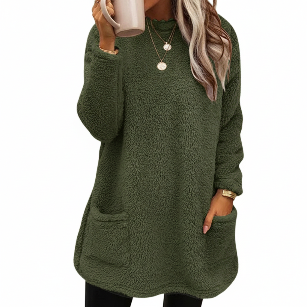 Amelia™ | Cozy Sherpa Fleece Pullover